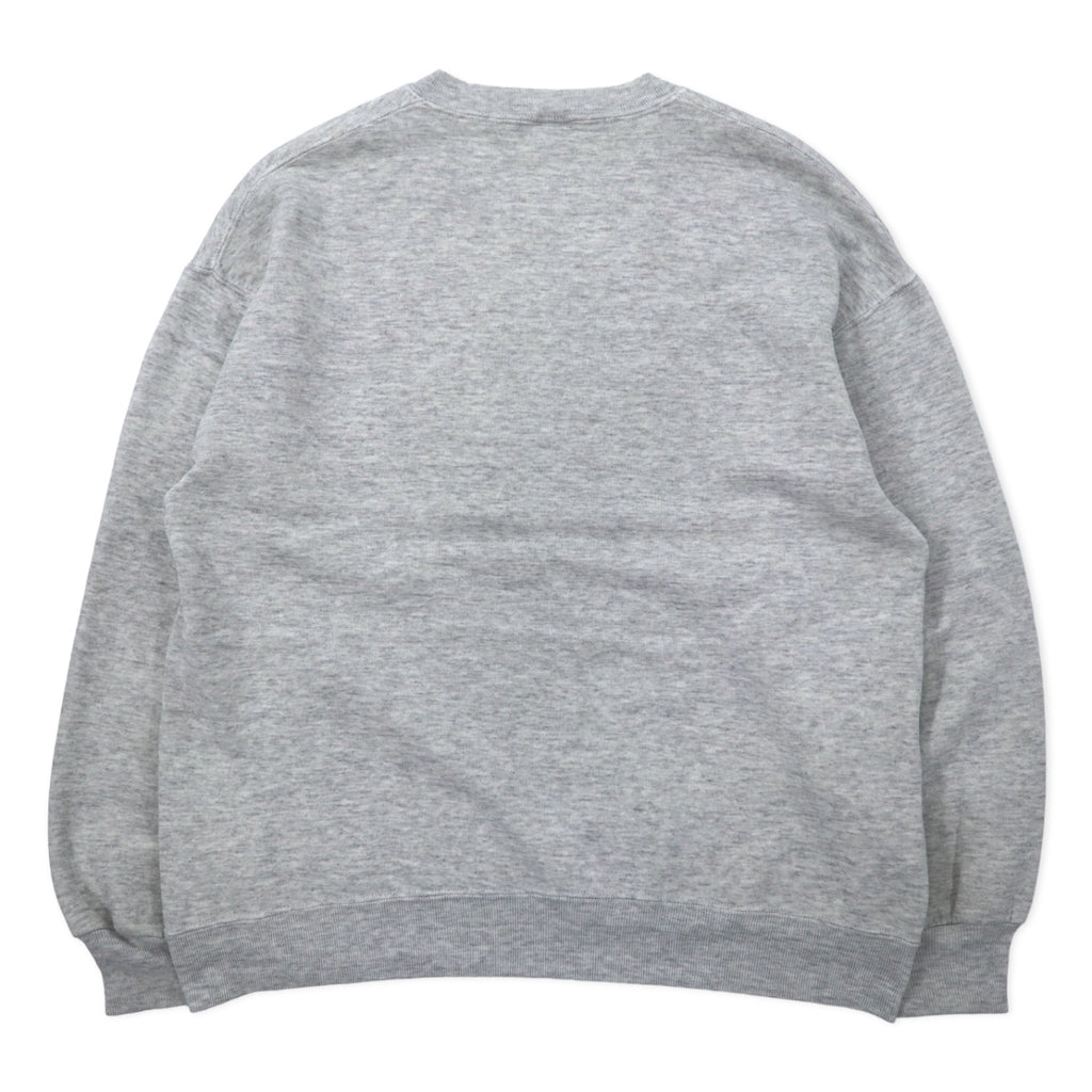 JERZEES USA made 90s college print sweatshirt XL grey cotton WASHINGTON