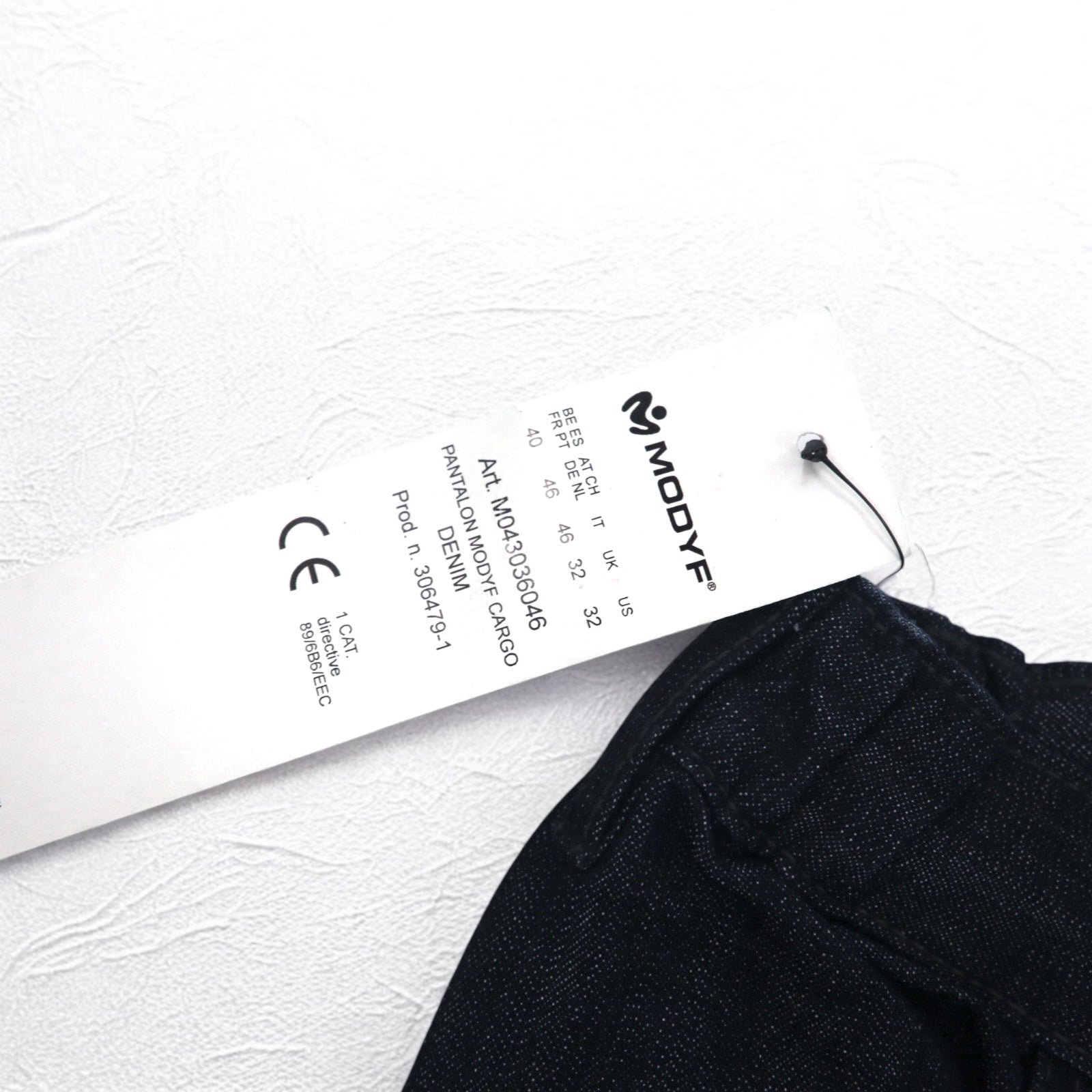 Vintage 00s Denim Cargo Pants WURTH MODYF 00年代 バギー デニム カーゴパンツ 32 ダークインディゴ 未使用品