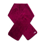THE NORTH FACE Fleece Scarf Purple Polyester Logo Embroidery