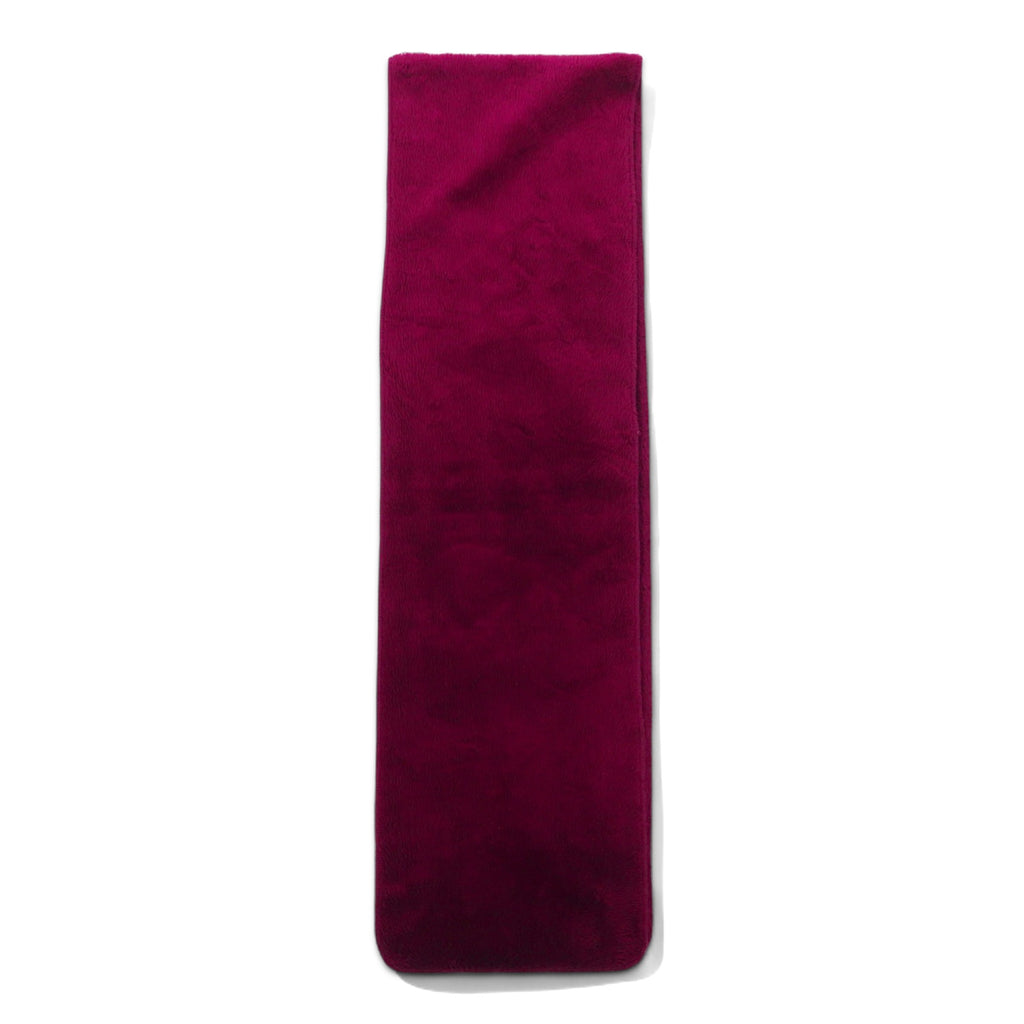 THE NORTH FACE Fleece Scarf Purple Polyester Logo Embroidery