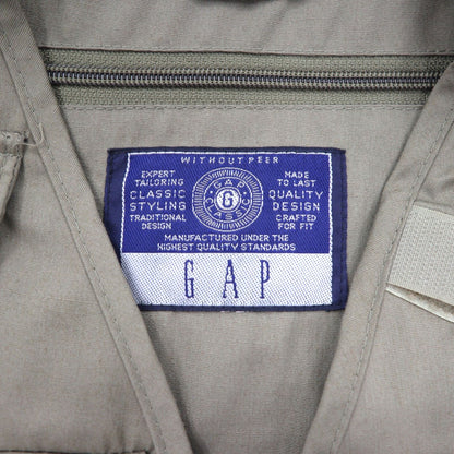 GAP 90年代 オールドギャップ フィッシングベスト M カーキ ユーティリティー ポケット