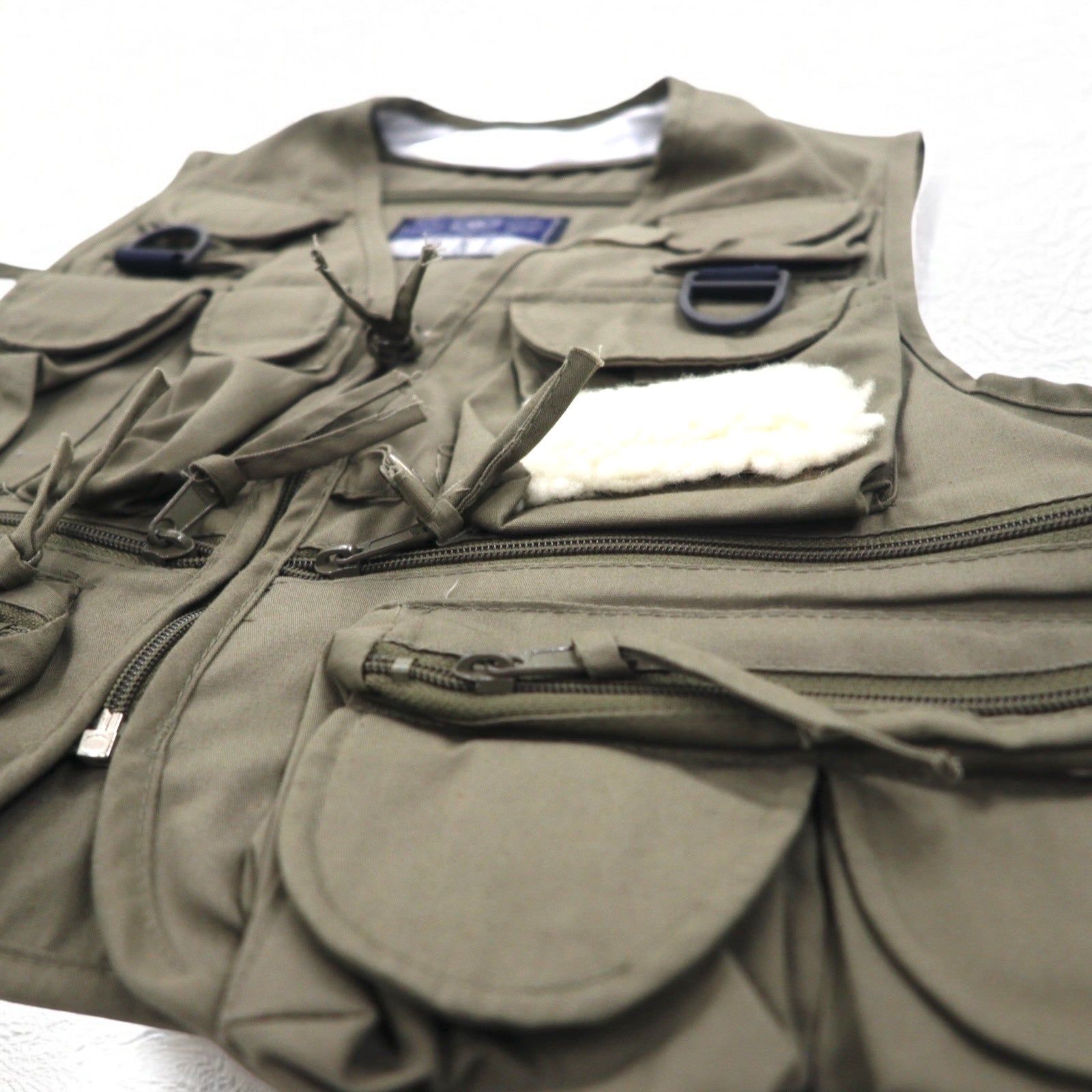 GAP 90s Vintage Gap Fishing Vest M Khaki Utility Pocket – 日本然リトテ