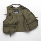 GAP 90s Old Gap Fishing Vest M Khaki Utility Pocket