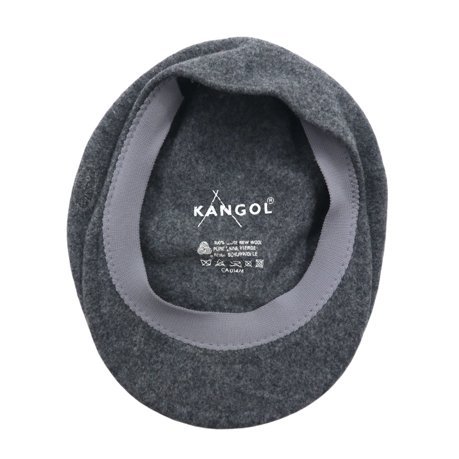 KANGOL Hunting Cap L Gray Wool 0258