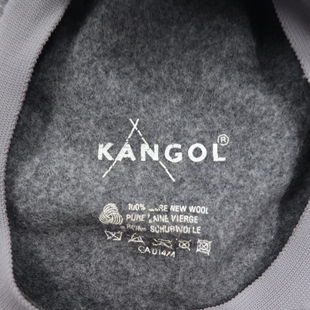 KANGOL Hunting Cap L Gray Wool 0258