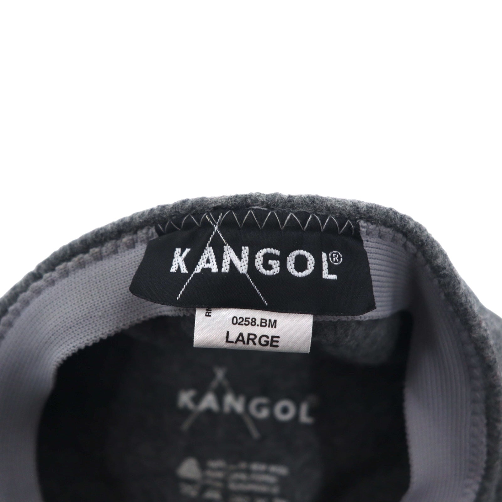 KANGOL Hunting Cap L Gray Wool 0258
