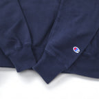 Champion Reverse Weave Pullover Hoodie, 3XL, Navy, Cotton, Fleece Lining, HOUSTON Arch Logo, Blue Single Tag, Reprint, Made in Honduras