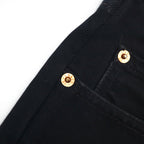 Levi's Euro Levi's 615 Black Denim Pants Medium Zipper Fly 615-0285