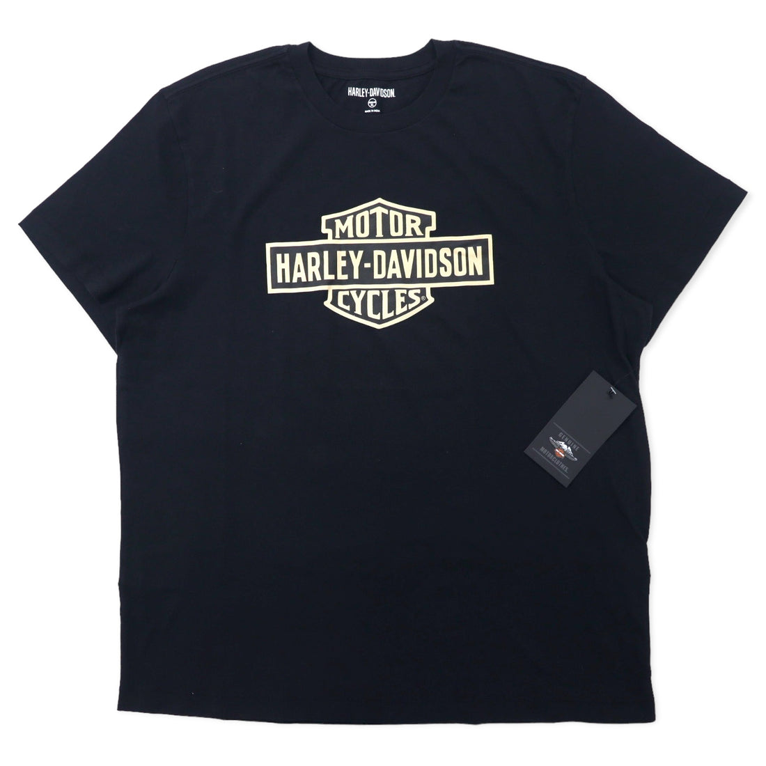 日本然リトテ-古着オンライン-HARLEY DAVIDSON ロゴプリント Tシャツ XL ブラック コットン TEE-KNIT 96101-21VM 未使用品-Harley Davidson Logo Print T-SHIRT XL Black Cotton TEE-KNIT 96101-21VM Unused