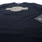 HARLEY DAVIDSON Logo Print T-shirt XL Black Cotton TEE-KNIT 96101-21VM Unused item
