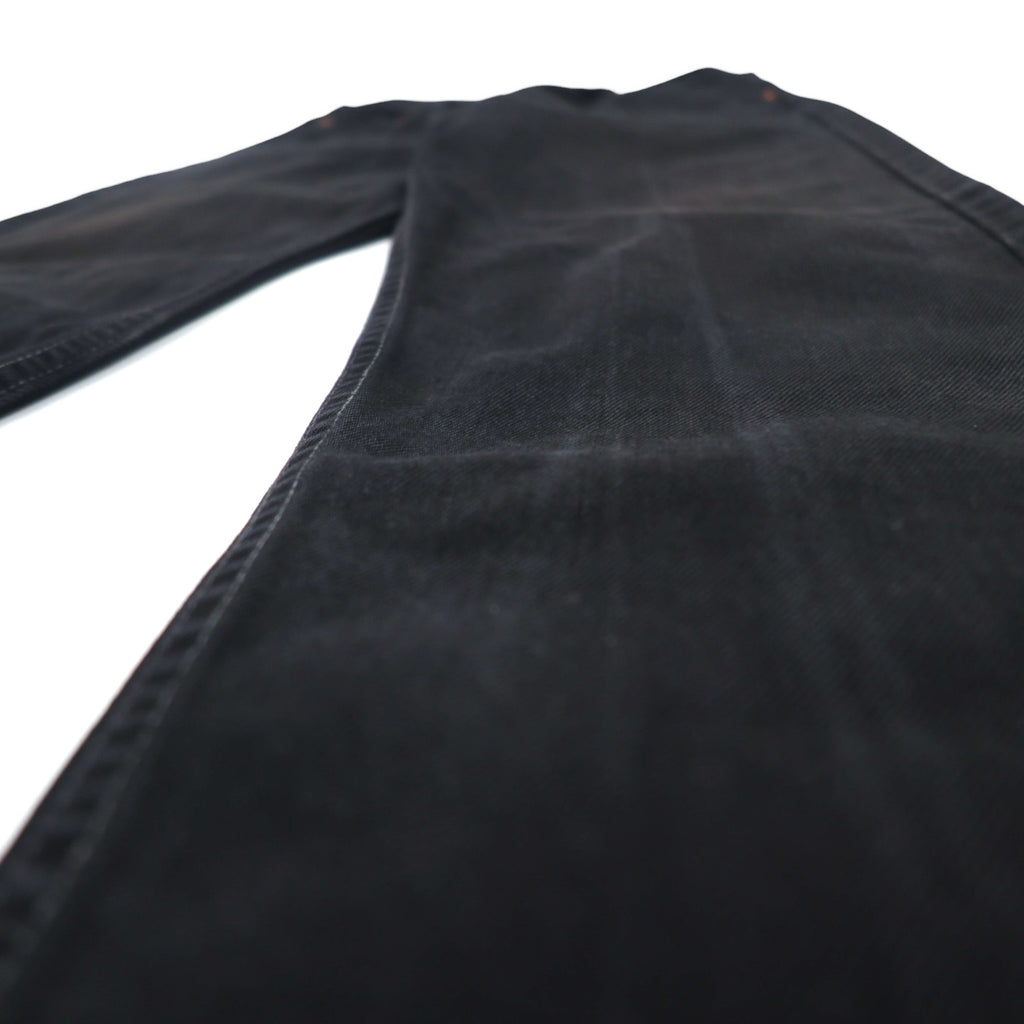 Levi's Euro Levi's 615 Black Denim Pants Medium Zipper Fly 615-0285