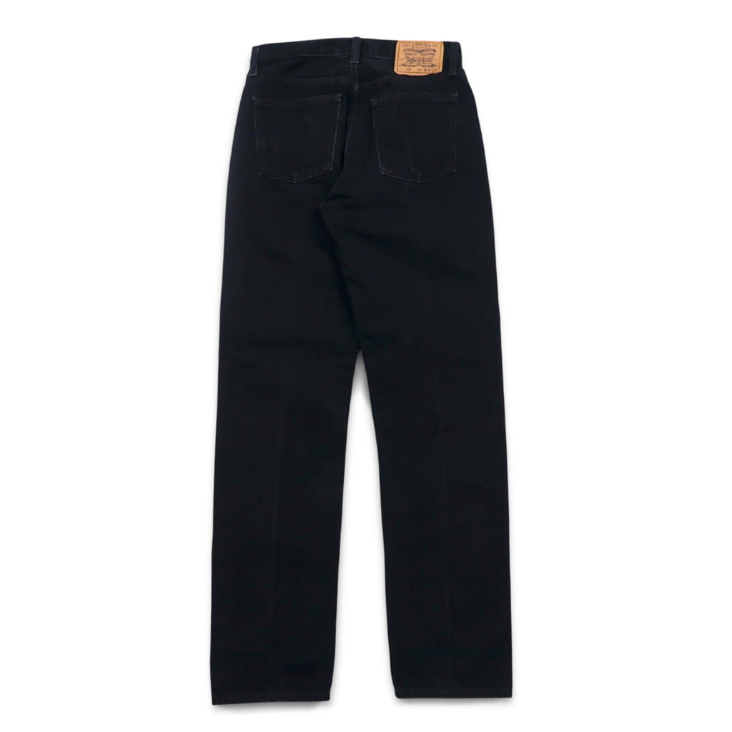 Levi's Euro Levi's 615 Black Denim Pants Medium Zipper Fly 615-0285