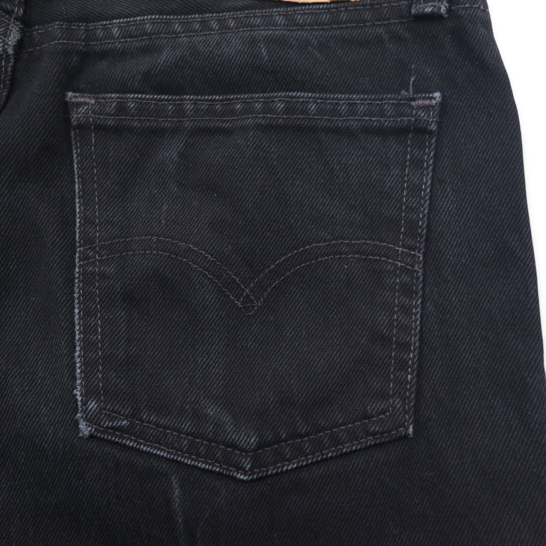 Levi's Euro Levi's 615 Black Denim Pants Medium Zipper Fly 615-0285