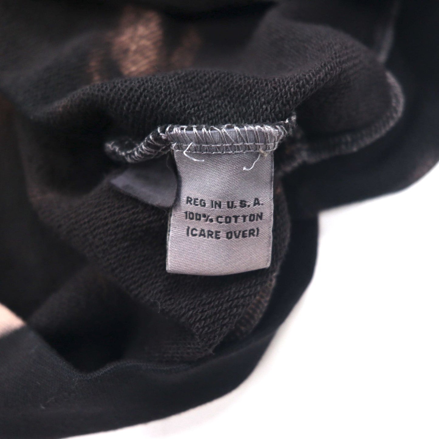 Calvin Klein 90年代 USA製 CKロゴ スウェット L ブラック コットン タイダイ ブリーチ