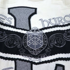 Vintage 90s Japan Made Street Sweater LESHURON SPORTS UOMO 刺繍 ニット セーター XL ホワイト