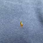 POLO RALPH LAUREN Half-Zip Sweatshirt 2XL Blue ESTATE RIB Small Pony Embroidery