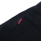LEVI'S PREMIUM トルコ製 ハイウエスト アンクル デニムパンツ 30 ブラック コットン ビッグE RIBCAGE STRAIGHT ANKLE BLACK HEART 72693-0012