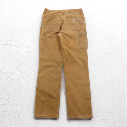 carhartt ダック ワークパンツ M ベージュ コットン ニカラグア製