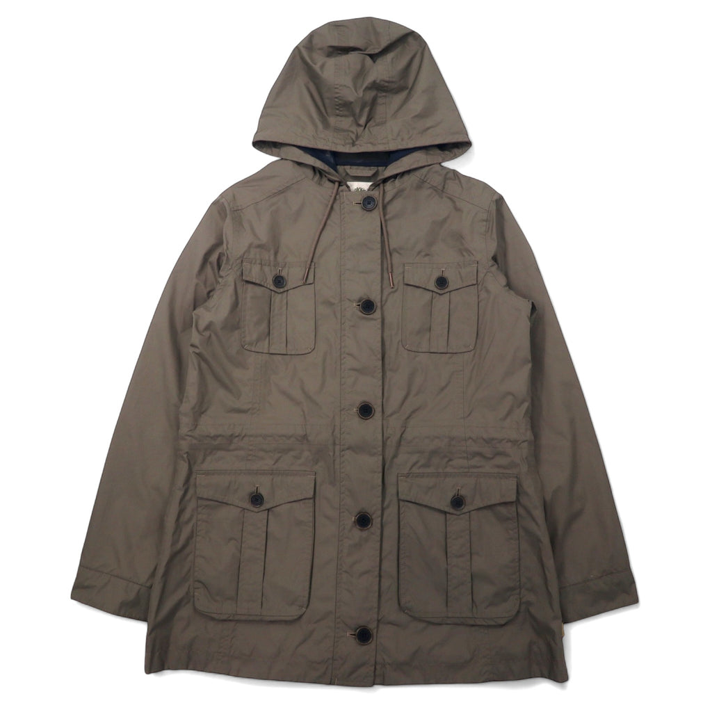 日本然リトテ-古着オンライン-Timberland マウンテンパーカー M カーキ ポリエステル 防水 HYVENT ドローコード-Timberland Mountain Hoodie M Khaki Polyester Waterproof HYVENT Drawcord