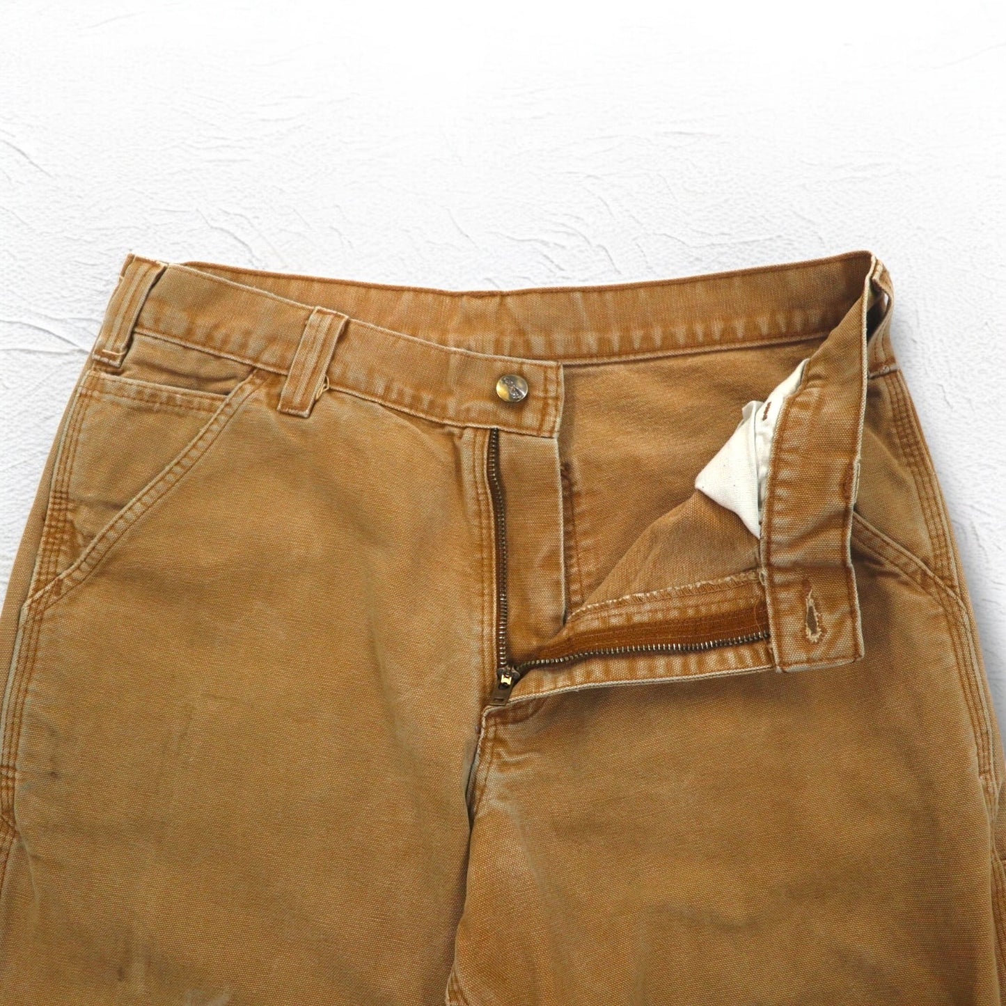 carhartt ダック ワークパンツ M ベージュ コットン ニカラグア製