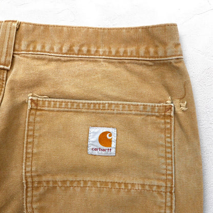 carhartt ダック ワークパンツ M ベージュ コットン ニカラグア製