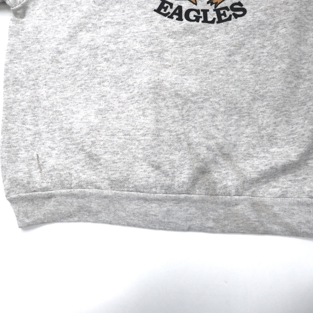 Hanes USA 90's ACTIVEWEAR Football Print Sweatshirt XL Gray Cotton IRON WOOD EAGLES