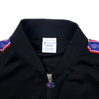 Champion Action Style Mesh Full Zip Jacket Track Jacket M Black Polyester Tape Logo ACTION STYLE MESH FULL ZIP JACKET C3-P603