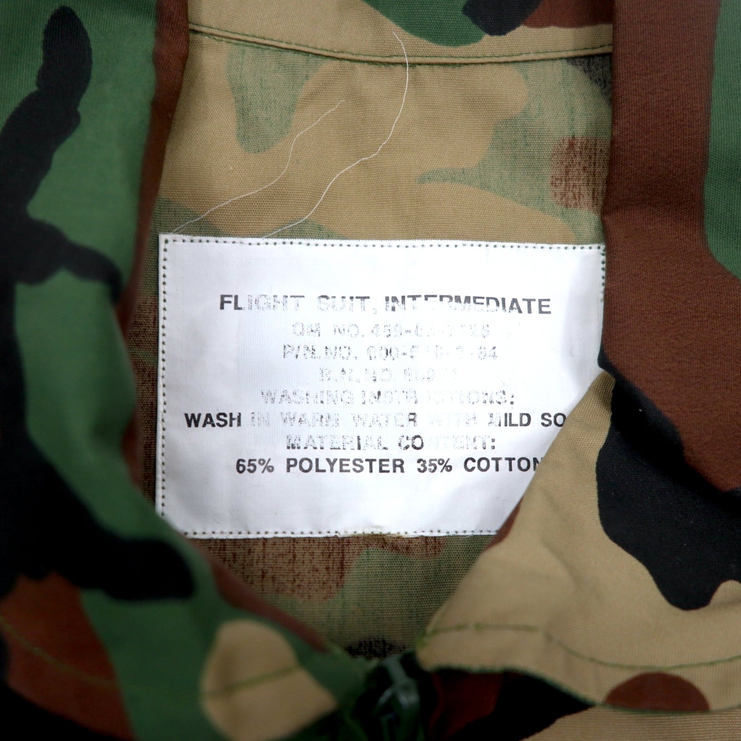 USAF US Military Flight Suit All-in-One Jumpsuit L Khaki Camouflage Military 459-63-7125 ROTHCO