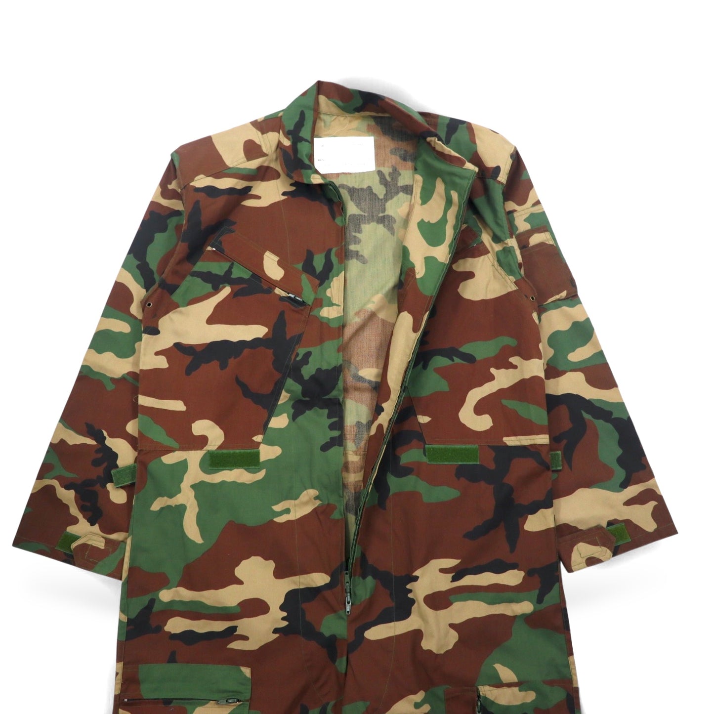 USAF US Military Flight Suit All-in-One Jumpsuit L Khaki Camouflage Military 459-63-7125 ROTHCO