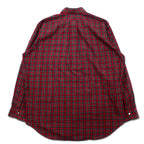 Brooks Brothers USA Tartan Check Button Down Shirt, XL, Red, Cotton