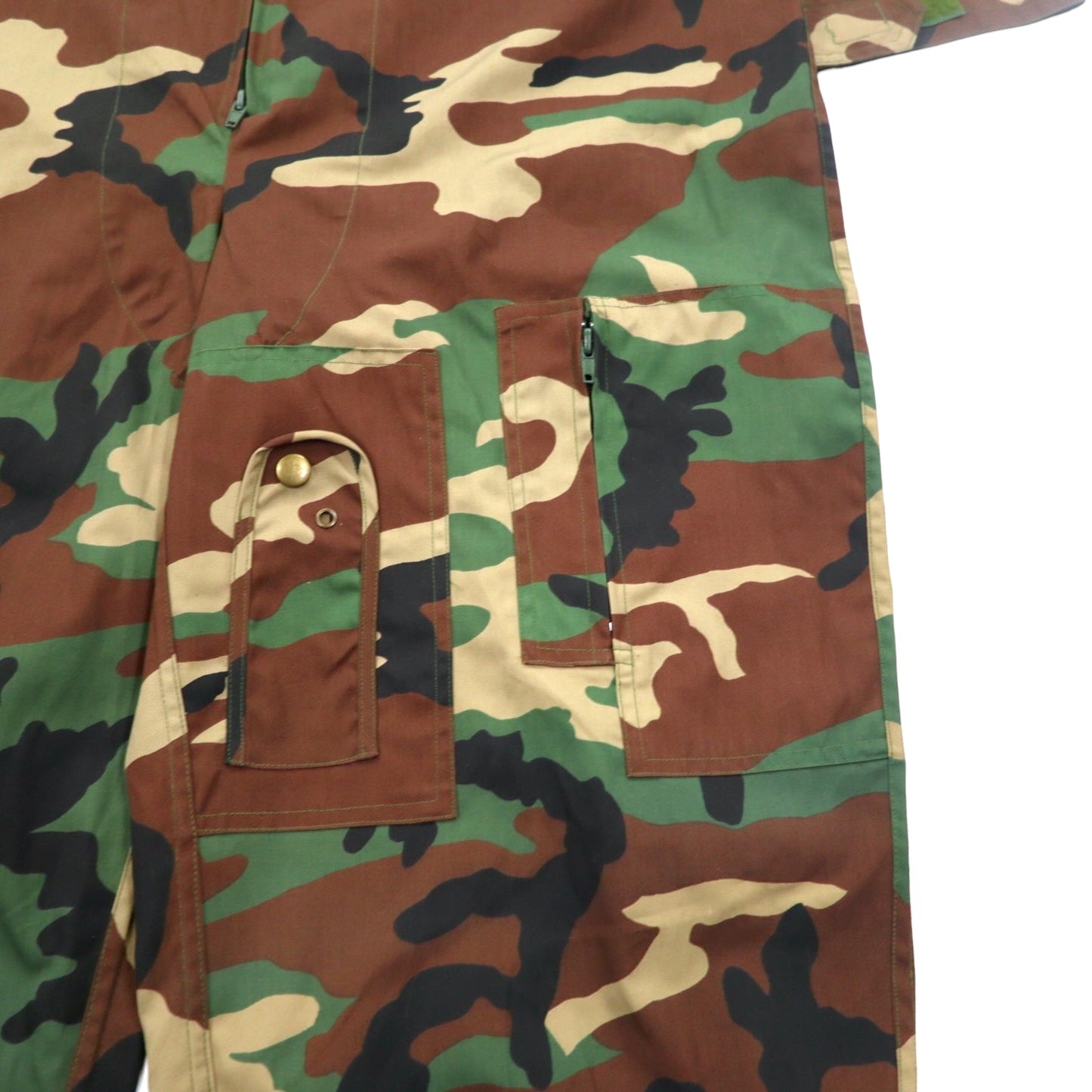 USAF US Military Flight Suit All-in-One Jumpsuit L Khaki Camouflage Military 459-63-7125 ROTHCO