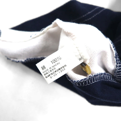 FRED PERRY ポロシャツ M マルチカラー ストライプ コットン 鹿の子 ワンポイントロゴ刺繍