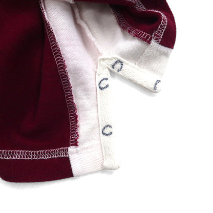 FRED PERRY ポロシャツ M マルチカラー ストライプ コットン 鹿の子 ワンポイントロゴ刺繍