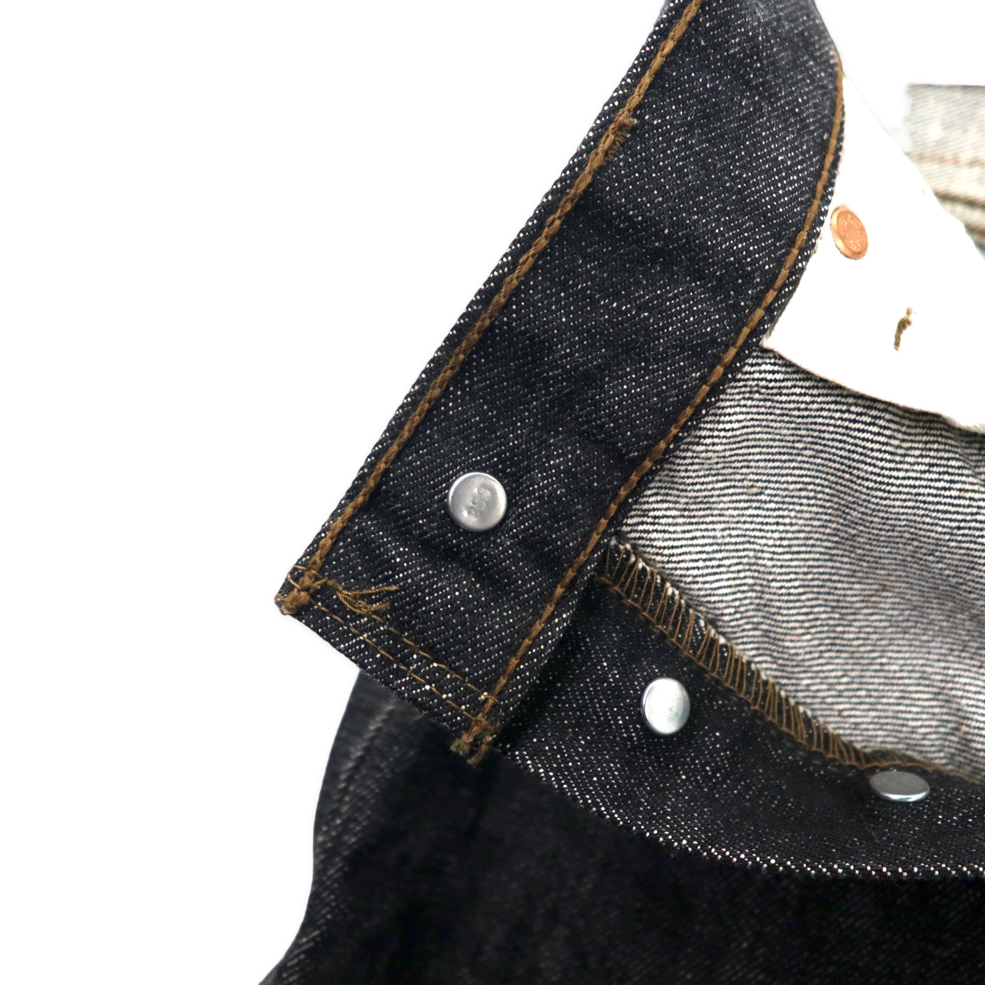 Levi's 00's 501 Black Denim PANTS 29 Back 359 Dyeing 501-0600 – 日本然リトテ