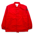 Champion products 90年代 コーチジャケット M レッド ナイロン バックロゴプリント