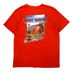 HARLEY DAVIDSON Logo Print T-Shirt Pocket Tee 2XL Orange Cotton FORT WAYNE, INDIANA Big Size