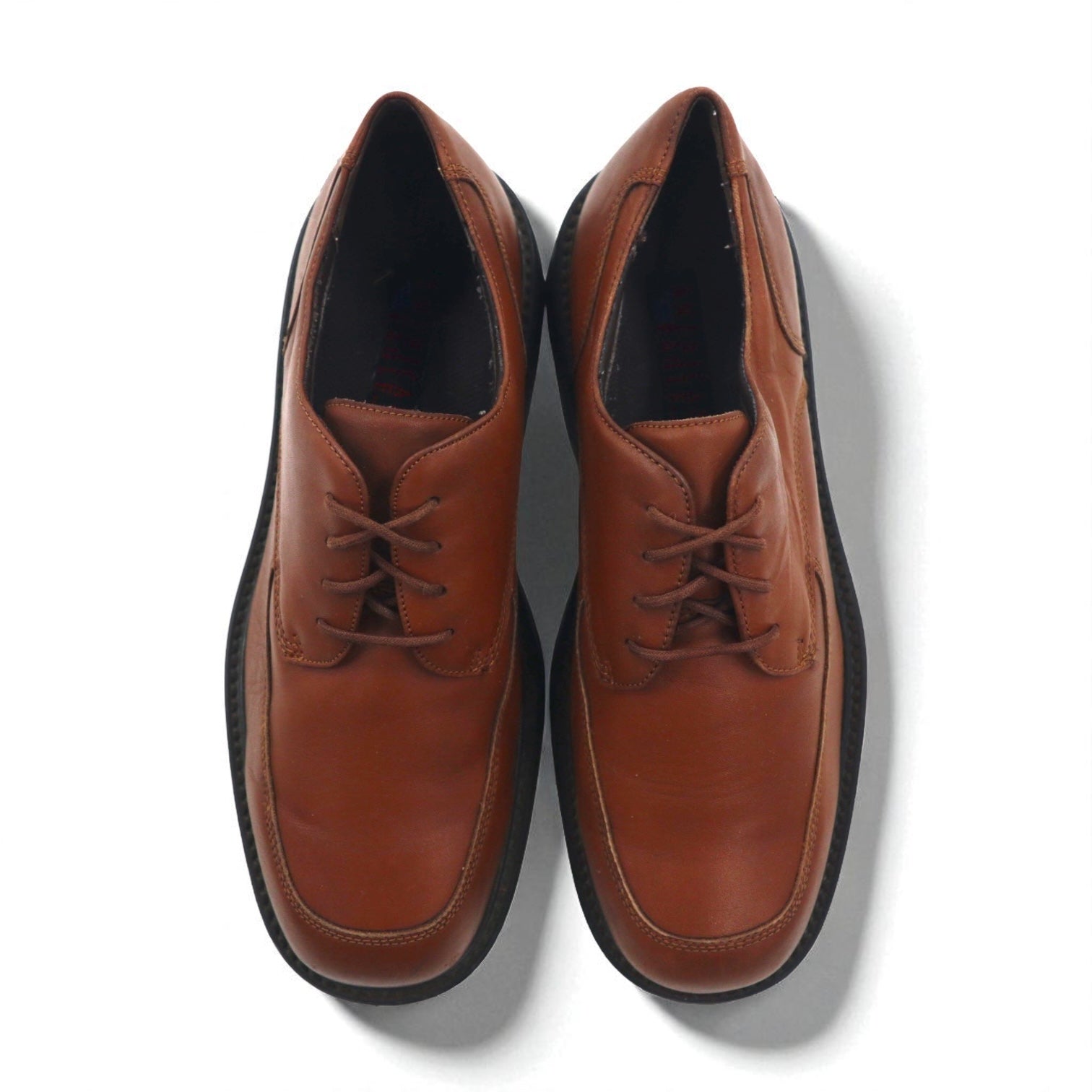 AMERICAN EAGLE Derby Dress Shoes, Size 28.5cm, Brown Leather