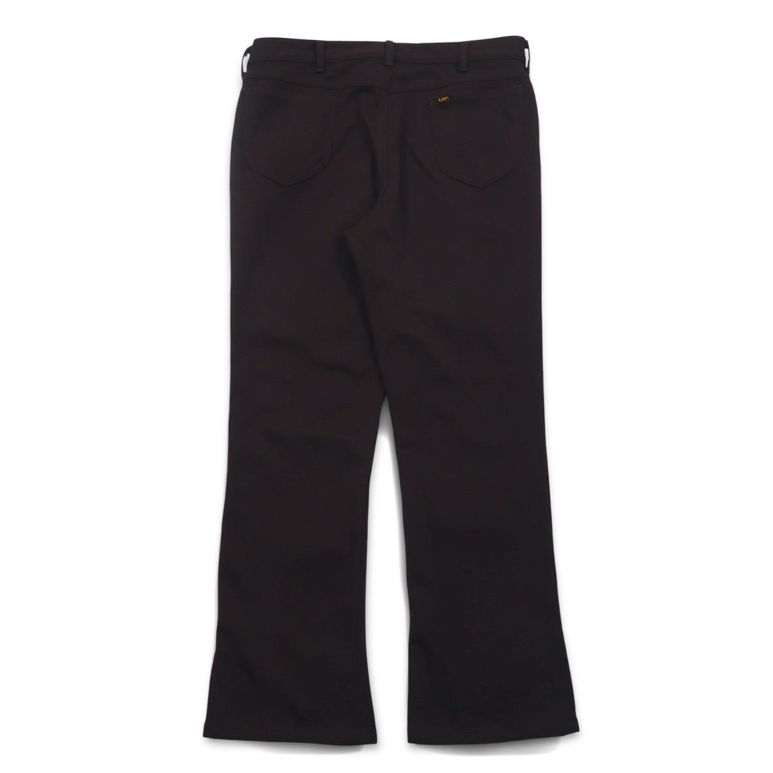 Lee 70s USA Made Flare Slacks Pants Bootcut L Brown 42 TALON Zip Polyester