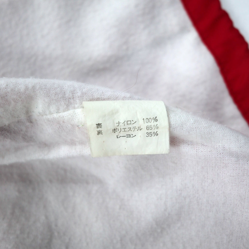Champion products 90年代 コーチジャケット M レッド ナイロン バックロゴプリント