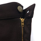 Lee 70s USA Made Flare Slacks Pants Bootcut L Brown 42 TALON Zip Polyester