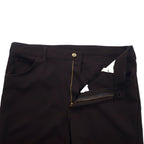 Lee 70s USA Made Flare Slacks Pants Bootcut L Brown 42 TALON Zip Polyester