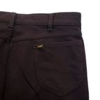 Lee 70s USA Made Flare Slacks Pants Bootcut L Brown 42 TALON Zip Polyester