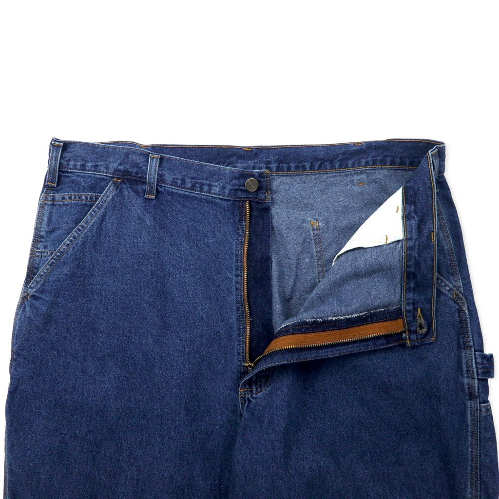 Carhartt Loose Fit Painter Denim Pants 40 Blue Cotton B13 Loose Fit Work Dungaree Made in Nicaragua