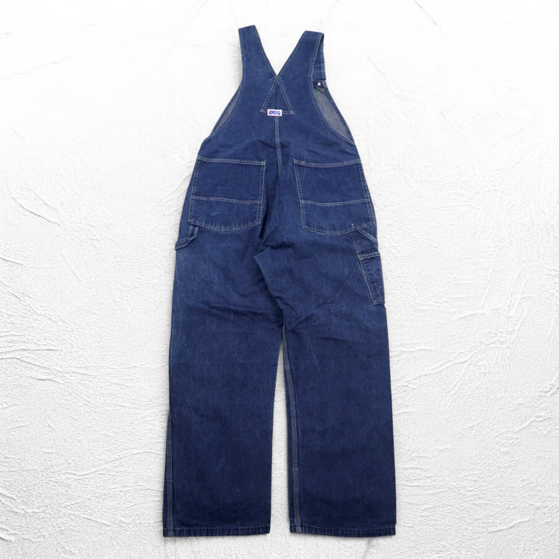 BIG SMITH 60年代 USA製 デニム オーバーオール XL インディゴ ブルー ドーナツボタン