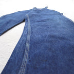BIG SMITH 60's USA made denim overalls XL indigo blue donut buttons
