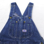 BIG SMITH 60's USA made denim overalls XL indigo blue donut buttons