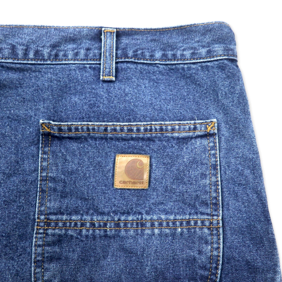 Carhartt Loose Fit Painter Denim Pants 40 Blue Cotton B13 Loose Fit Work Dungaree Made in Nicaragua