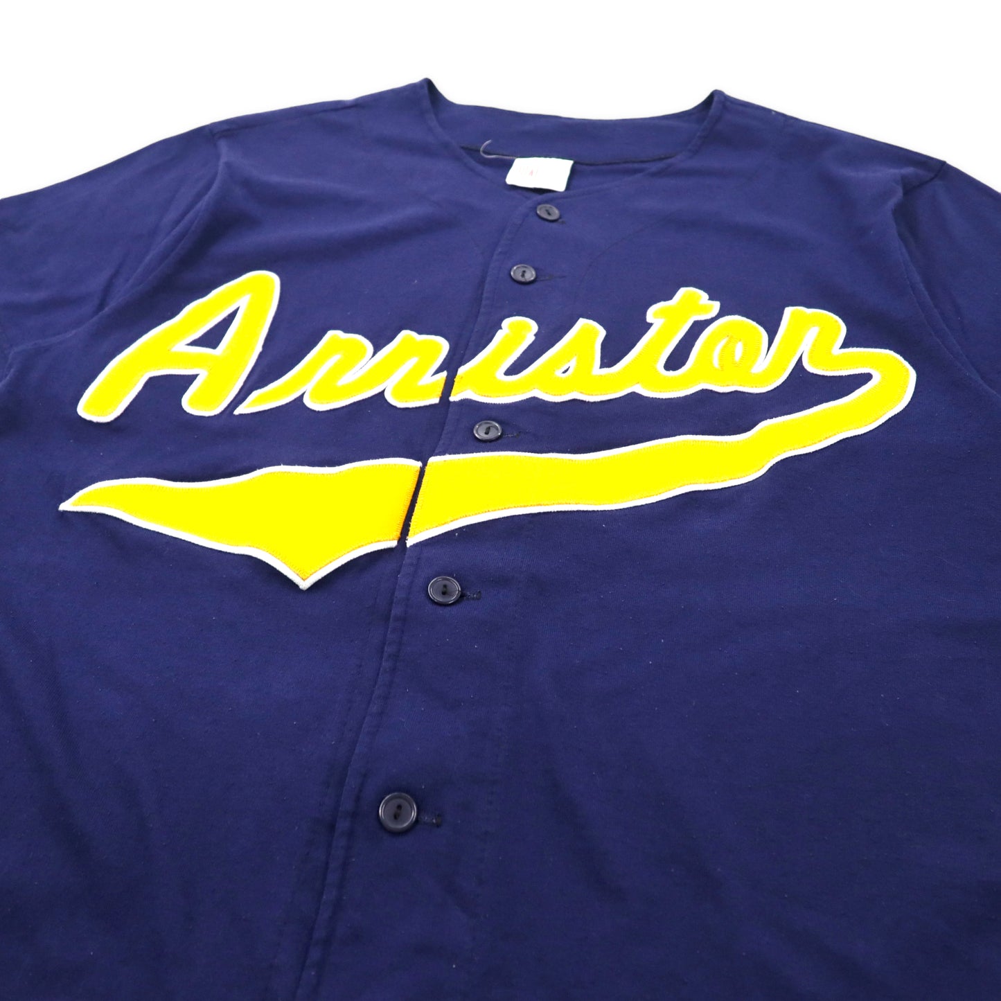 USA製 HOWE ATHLETIC APPAREL 90年代 ベースボールシャツ L ネイビー コットン ナンバリング