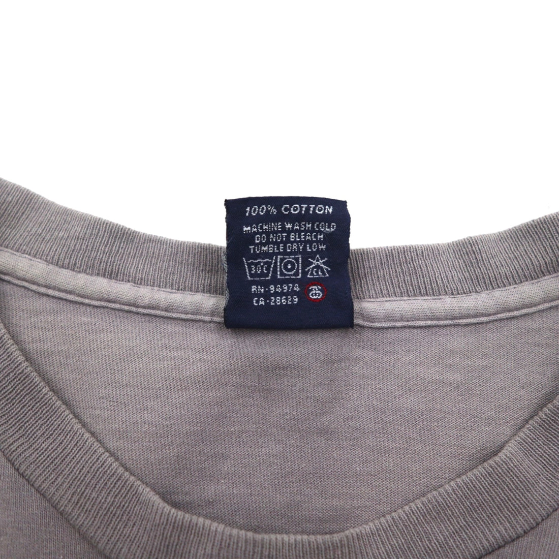 stussy 90年代 USA製 オールドステューシー シングルステッチ Tシャツ S グレー コットン 両面プリント