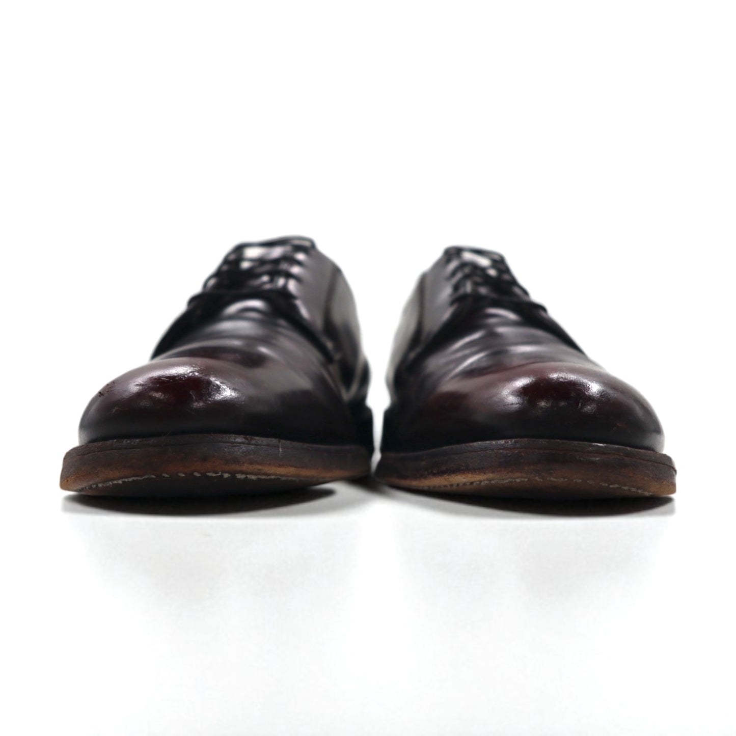 THE FLORSHEIM SHOE 80年代 プレーントゥ ダービー ドレスシューズ 29cm ボルドー レザー 30834